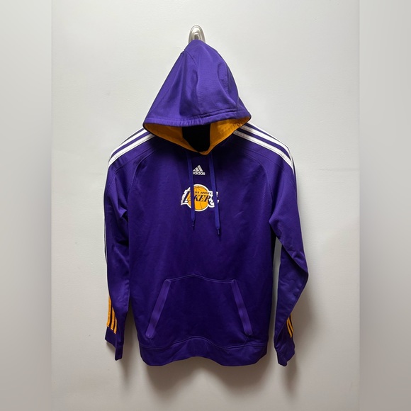Free ship - Adidas Los Angeles Lakers Hoodie - Picture 2 of 8
